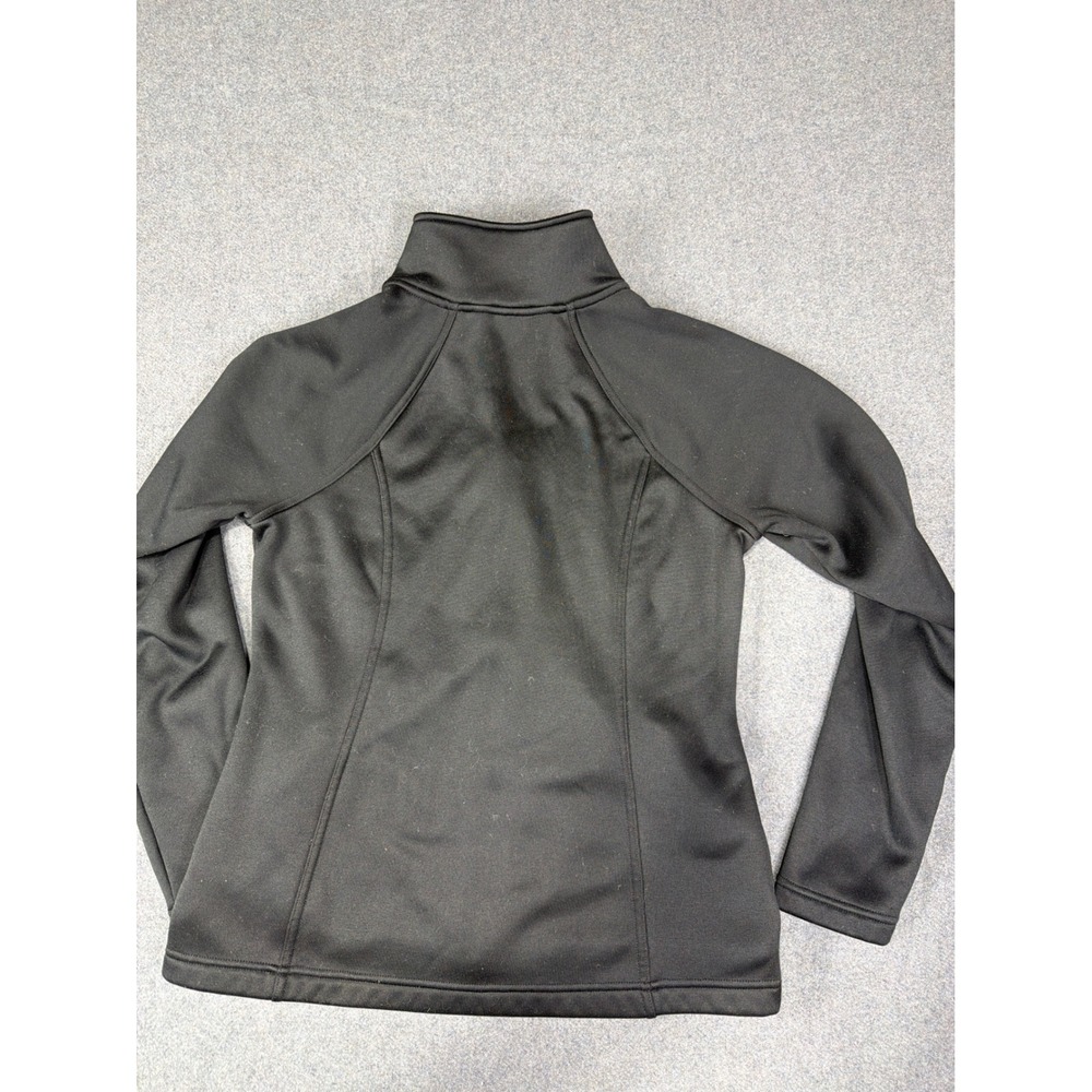 The North Face Jacket Womens Medium Black Pink Logo Breast Cancer Awareness Zip - Picture 8 of 10